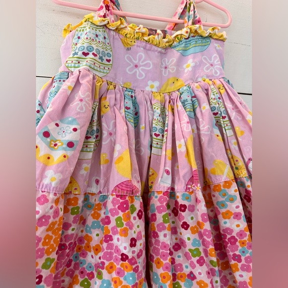 Jelly the Pug Easter Ruffle Dress - 3T - Picture 5 of 6